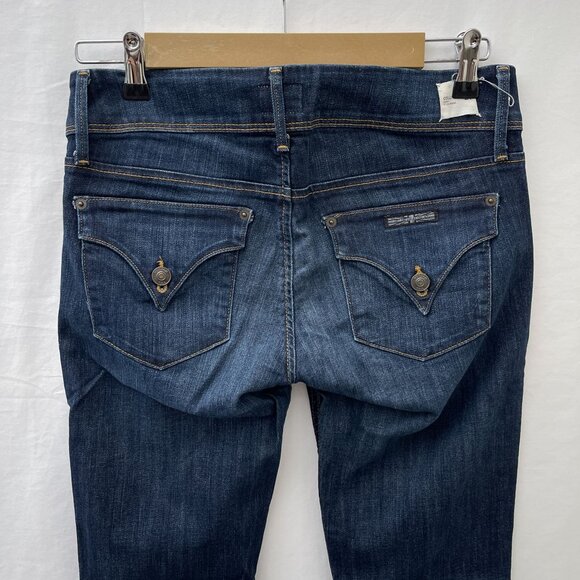Hudson Collin Skinny Jeans Flap Pocket Dark Wash Denim Low Rise Womens 27 - Picture 15 of 15